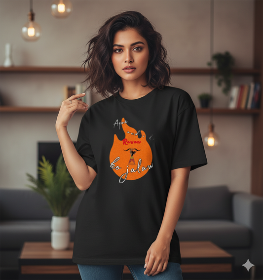 Apne andar ke ravan-Unisex Oversized T-Shirt