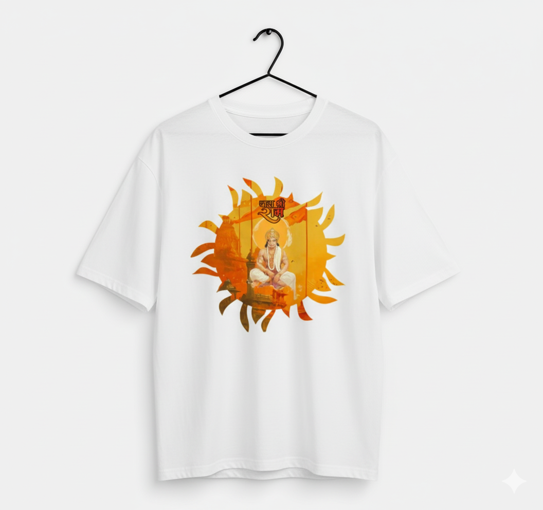 Hanuman ji-Unisex Oversized T-Shirt