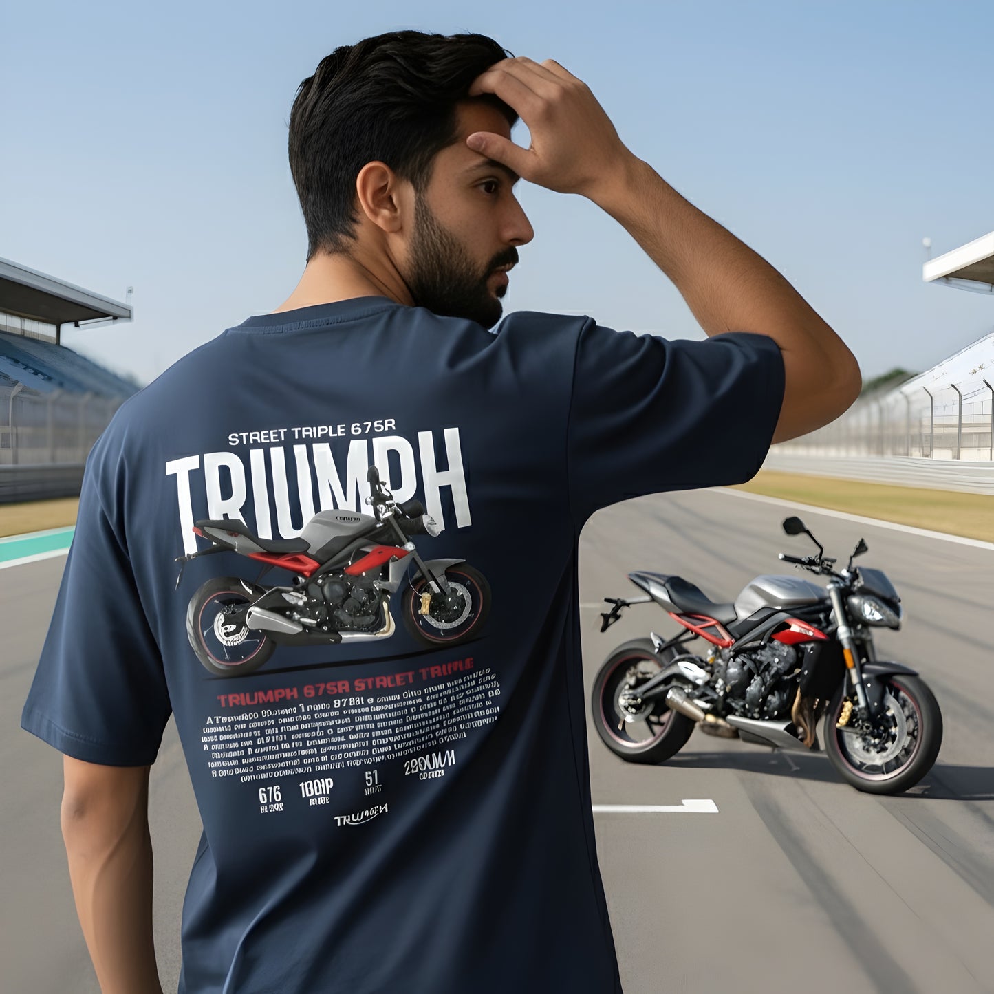 Triumph-Unisex Oversized T-Shirt