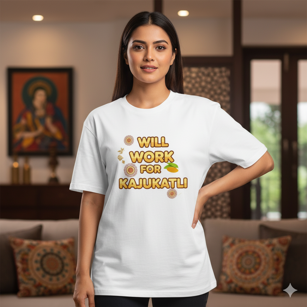 Will work for kajukatli-Unisex Oversized T-Shirt