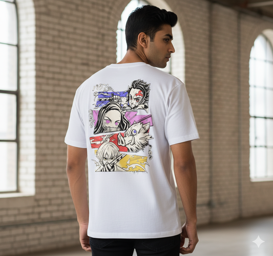 Demon slayer-Unisex Oversized T-Shirt