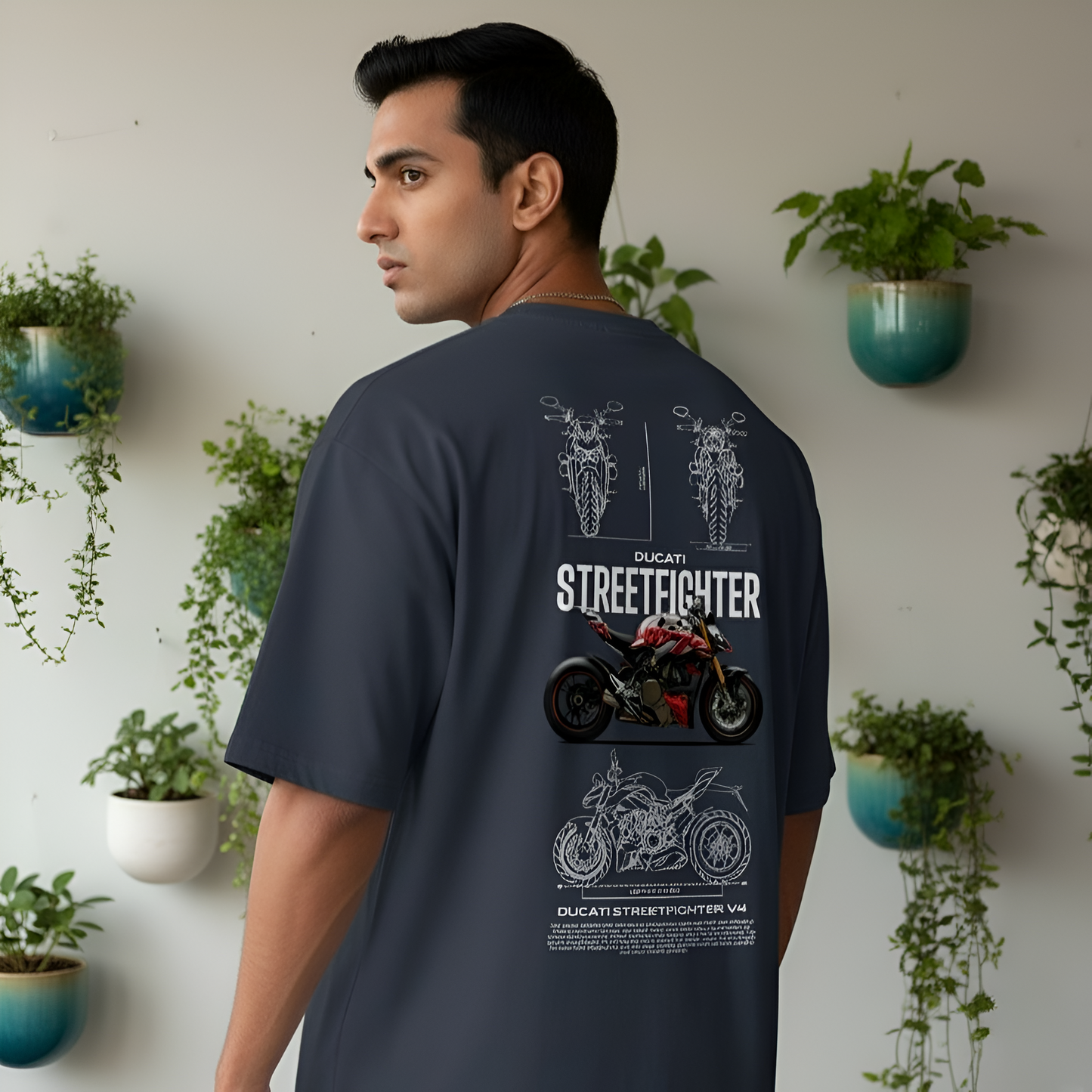 Ducati streetfighter-Unisex Oversized T-Shirt