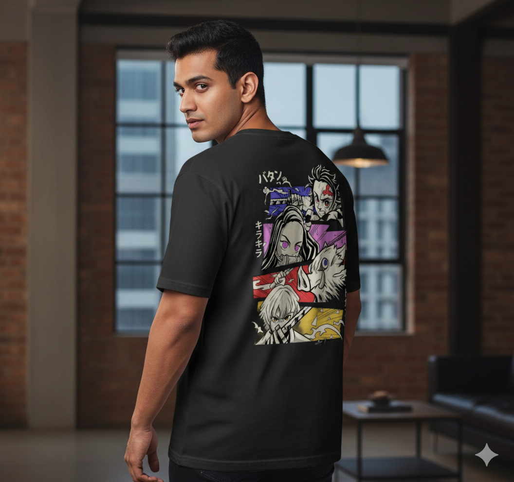 Demon slayer-Unisex Oversized T-Shirt
